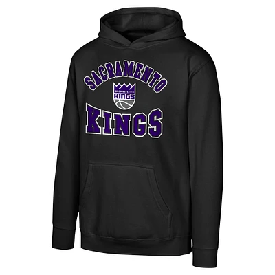 Youth Black Sacramento Kings Home Town Pullover Fleece Hoodie