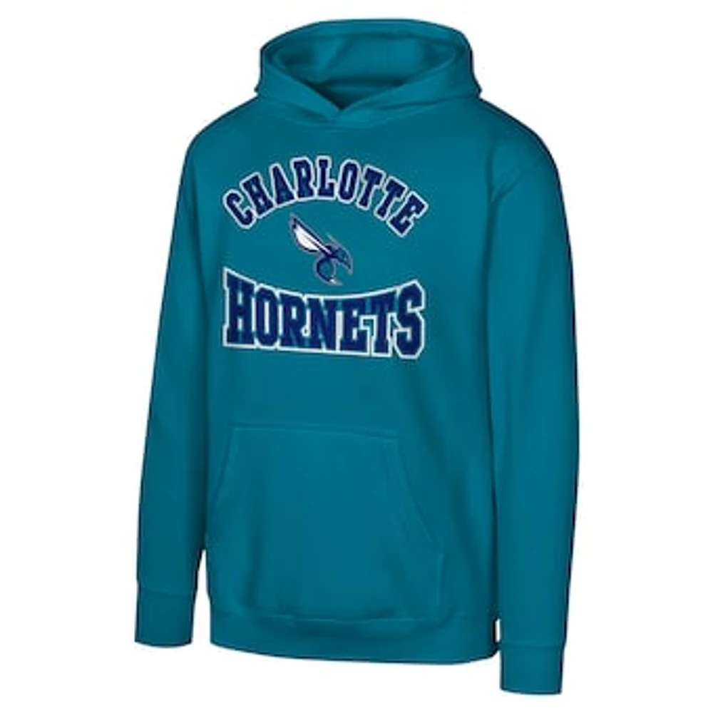 Youth Teal Charlotte Hornets Home Town Pullover Fleece Hoodie