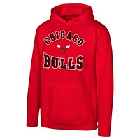 Youth Red Chicago Bulls Home Town Pullover Fleece Hoodie