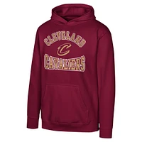 Youth Wine Cleveland Cavaliers Home Town Pullover Fleece Hoodie