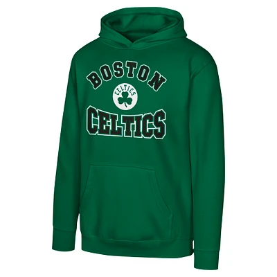 Youth Kelly Green Boston Celtics Home Town Pullover Fleece Hoodie