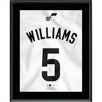 Cody Williams Utah Jazz 10.5" x 13" Jersey Number Sublimated Player Plaque