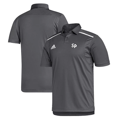 Men's adidas Gray Saint Peter's Peacocks AEROREADY Polo