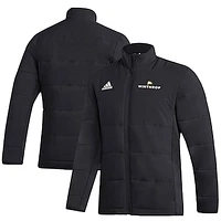 Men's adidas Black Winthrop Eagles Full-Zip Jacket