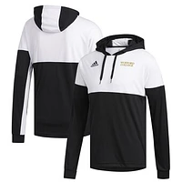 Men's adidas Black/White Wofford Terriers Legend Shooter Long Sleeve Hoodie T-Shirt
