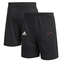 Men's adidas Black Nicholls State Colonels Sideline Knit Shorts