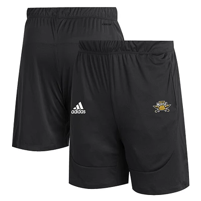 Men's adidas Black Northern Kentucky University Norse Sideline Knit Shorts