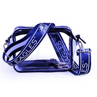 Women's Georgia Southern Eagles Bridget Clear Purse with Logo Strap