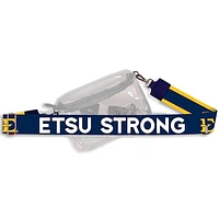 Women's ETSU Buccaneers Hailey Clear Purse with Logo Strap