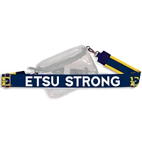 Women's ETSU Buccaneers Hailey Clear Purse with Logo Strap