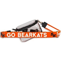Women's Sam Houston State Bearkats Bridget Clear Purse with Logo Strap