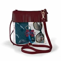 Women's Maroon Mississippi State Bulldogs Judyann Clear Crossbody with Fringe
