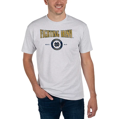 Unisex Uscape Apparel Gray Notre Dame Fighting Irish Renew T-Shirt