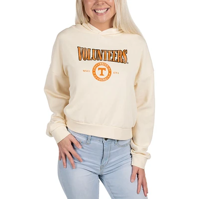 Unisex Uscape Apparel Cream Tennessee Volunteers Washed Pullover Hoodie