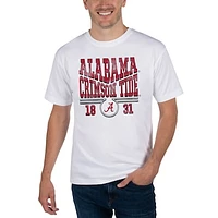 Unisex Uscape Apparel White Alabama Crimson Tide Garment Dyed T-Shirt