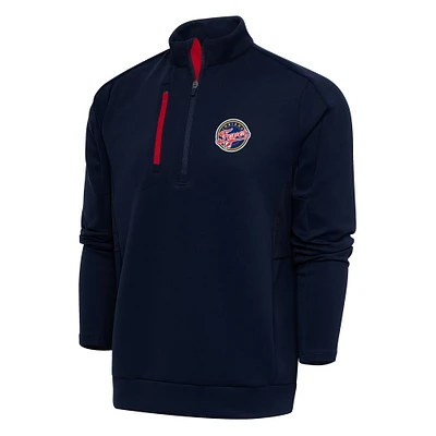 Men's Antigua Navy Indiana Fever  Generation Quarter-Zip Jacket