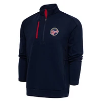 Men's Antigua Navy Indiana Fever  Generation Quarter-Zip Jacket