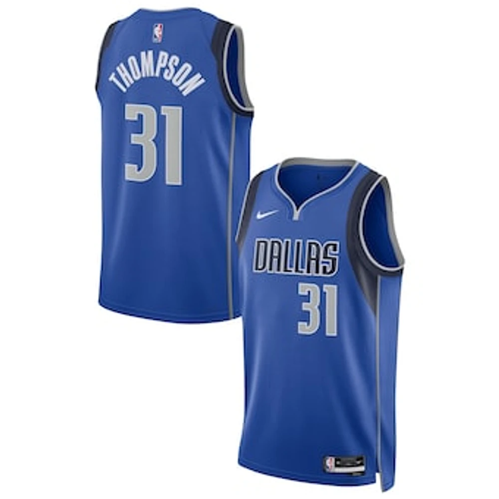 Unisex Nike Klay Thompson Blue Dallas Mavericks 2024 Offseason Addition Swingman Jersey - Icon Edition