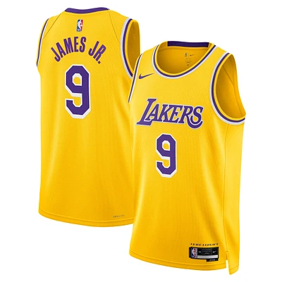 Unisex Nike Bronny James Gold Los Angeles Lakers 2024 Offseason Addition Swingman Jersey