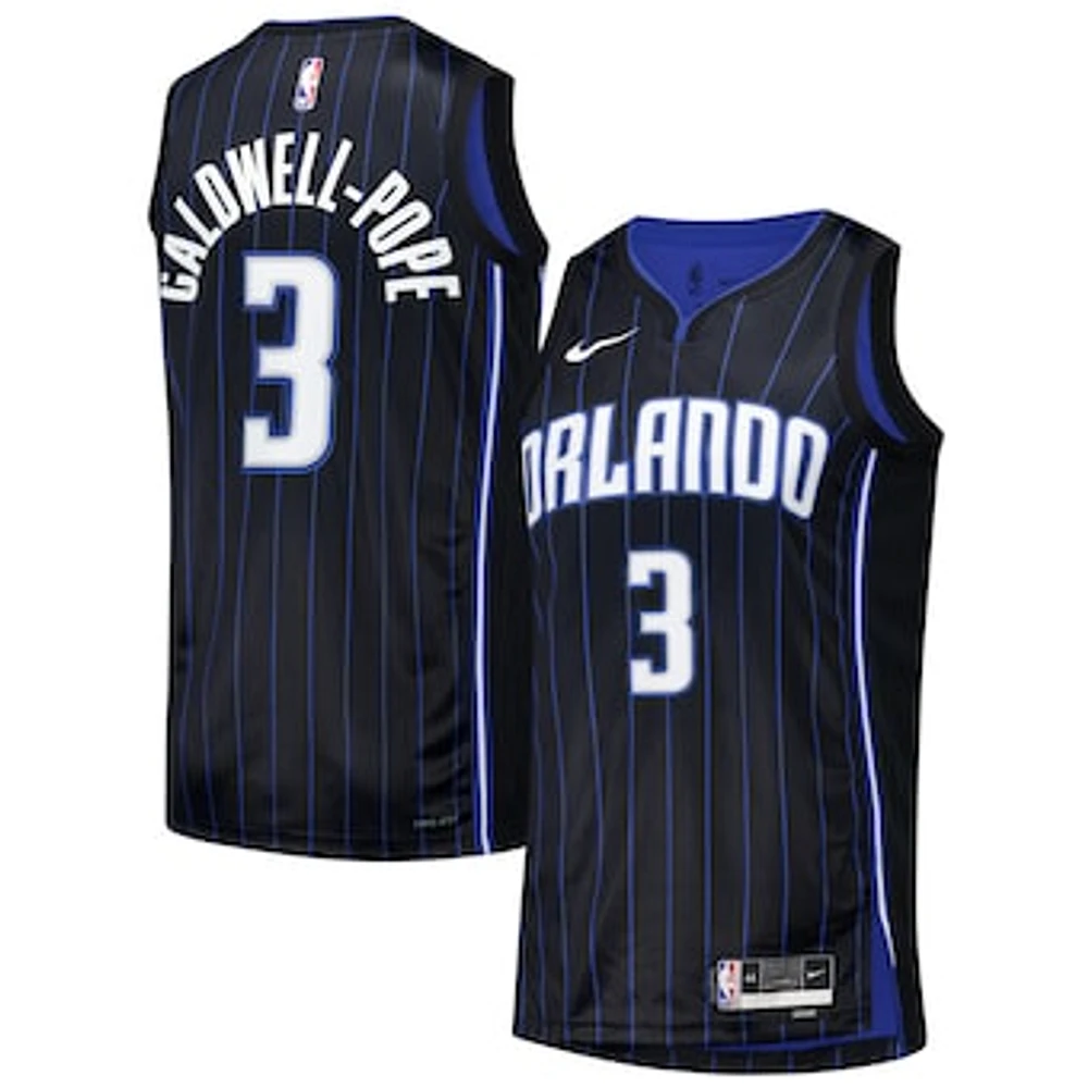 Unisex Nike Kentavious Caldwell-Pope Black Orlando Magic 2024 Offseason Addition Swingman Jersey