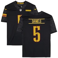 Jayden Daniels Washington Commanders Autographed Black Nike Alternate Limited Jersey