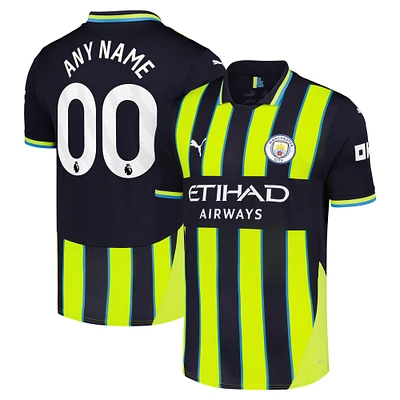 Men's Puma Navy Manchester City 2024/25 Away Replica Custom Jersey