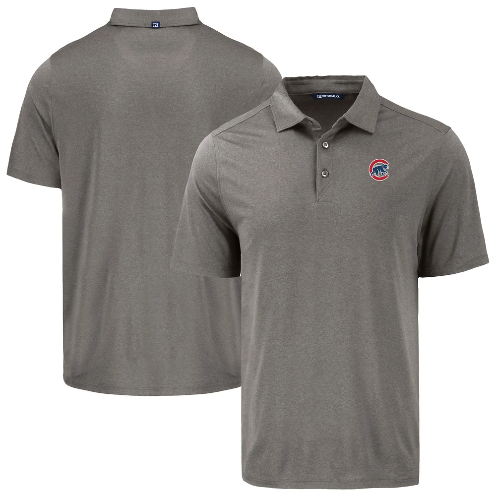 Men's Cutter & Buck Chicago Cubs Coastline Epic Comfort Eco Recycled Polo