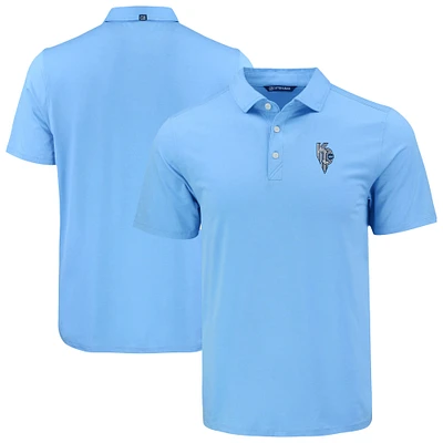 Men's Cutter & Buck Powder Blue Kansas City Royals Coastline Epic Comfort Eco Recycled Polo
