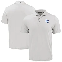 Men's Cutter & Buck White Kansas City Royals Coastline Epic Comfort Eco Recycled Polo