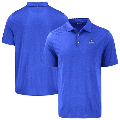 Men's Cutter & Buck Blue Toronto Jays Coastline Epic Comfort Eco Recycled Polo
