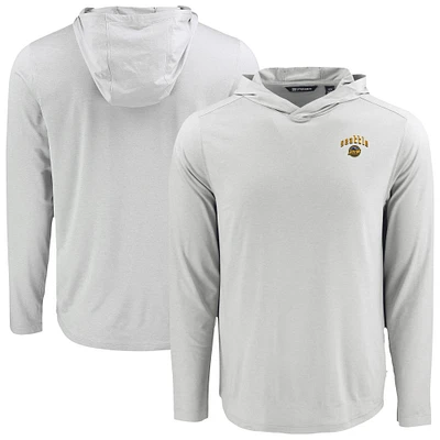 Men's Cutter & Buck Seattle Mariners Coastline Epic Comfort Recycled Eco Hoodie Long Sleeve T-Shirt