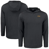 Men's Cutter & Buck Pittsburgh Pirates Coastline Epic Comfort Recycled Eco Hoodie Long Sleeve T-Shirt