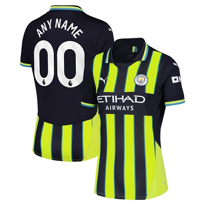 Women's Puma Navy Manchester City 2024/25 Away Replica Custom Jersey