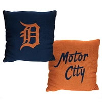 The Northwest Group Detroit Tigers 20" x 20" Invert Double-Sided Jacquard Pillow