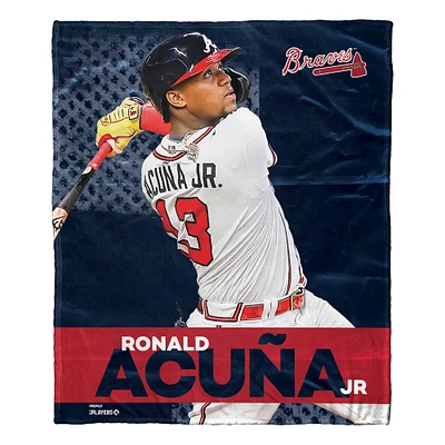 The Northwest Group Ronald Acuña Jr. Atlanta Braves 50" x 60" Silk Touch Throw Blanket