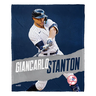 The Northwest Group Giancarlo Stanton New York Yankees 50" x 60" Silk Touch Throw Blanket