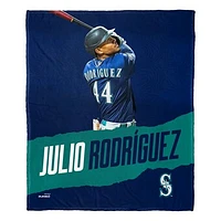 The Northwest Group Julio Rodríguez Seattle Mariners 50" x 60" Silk Touch Throw Blanket