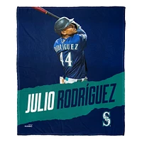 The Northwest Group Julio Rodríguez Seattle Mariners 50" x 60" Silk Touch Throw Blanket