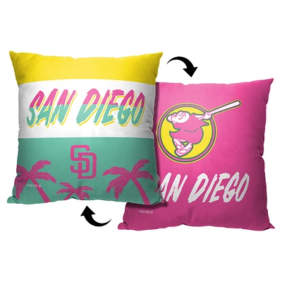 The Northwest Group  San Diego Padres 18" x 18" City Connect Throw Pillow