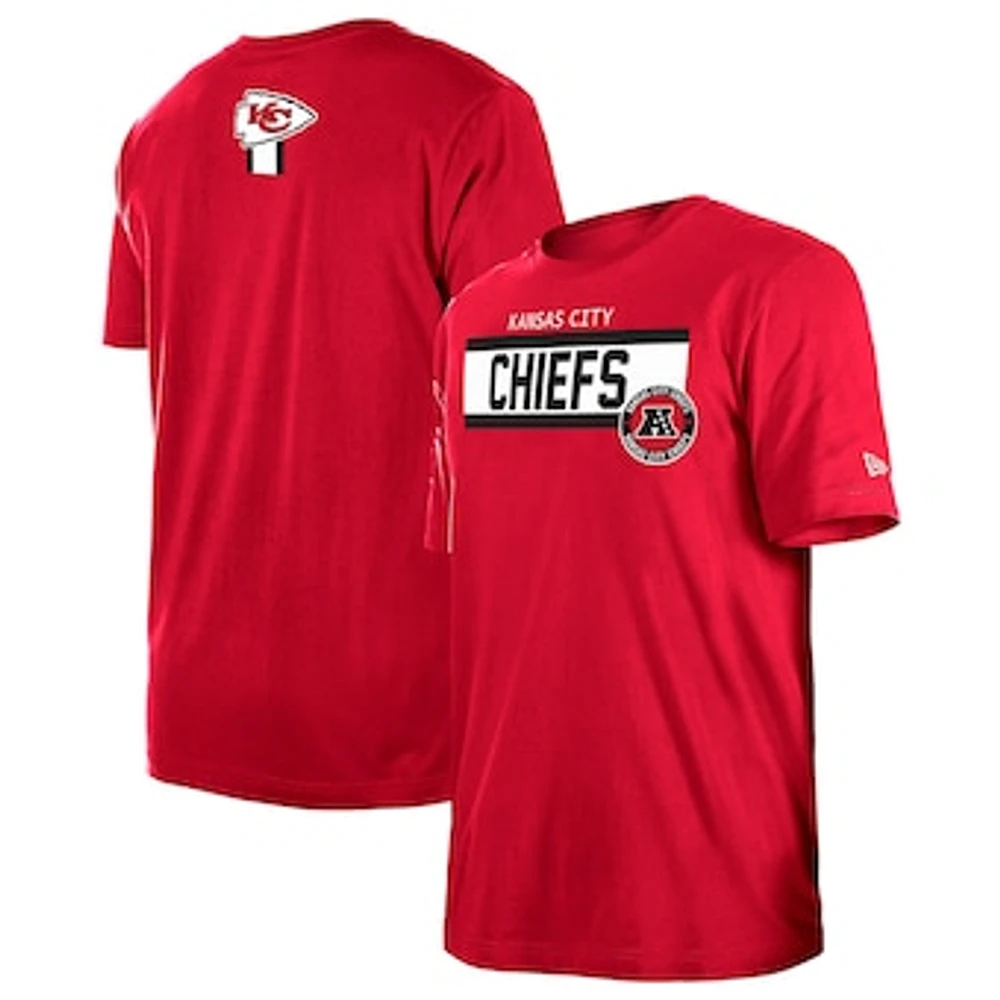 Men's New Era  Red Kansas City Chiefs 3rd Down Domestic T-Shirt