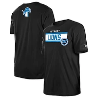 Men's New Era  Black Detroit Lions 3rd Down Domestic T-Shirt