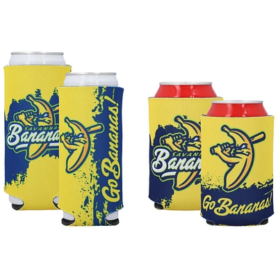 WinCraft Savannah Bananas 12oz. and Slim Can Cooler 4-Pack