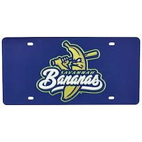 WinCraft Savannah Bananas Laser Cut Acrylic License Plate