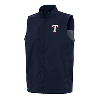 Men's Antigua Navy Texas Rangers Brisk Full-Zip Vest