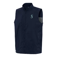 Men's Antigua Navy Seattle Mariners Brisk Full-Zip Vest