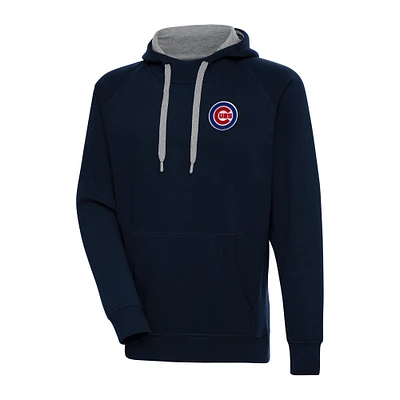 Men's Antigua Navy Chicago Cubs Big & Tall Victory Pullover Hoodie