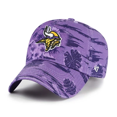 Men's '47  Purple Minnesota Vikings Fiji Clean Up Adjustable Hat