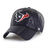 Women's '47  Navy Houston Texans Dazzle Clean Up Adjustable Hat