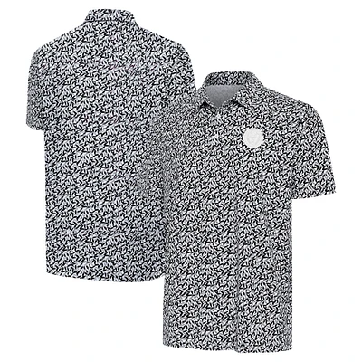 Men's Antigua Gray/Black Philadelphia Union Seasons Polo