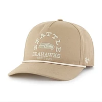 Men's '47 Khaki Seattle Seahawks Canyon Ranchero Hitch Adjustable Hat